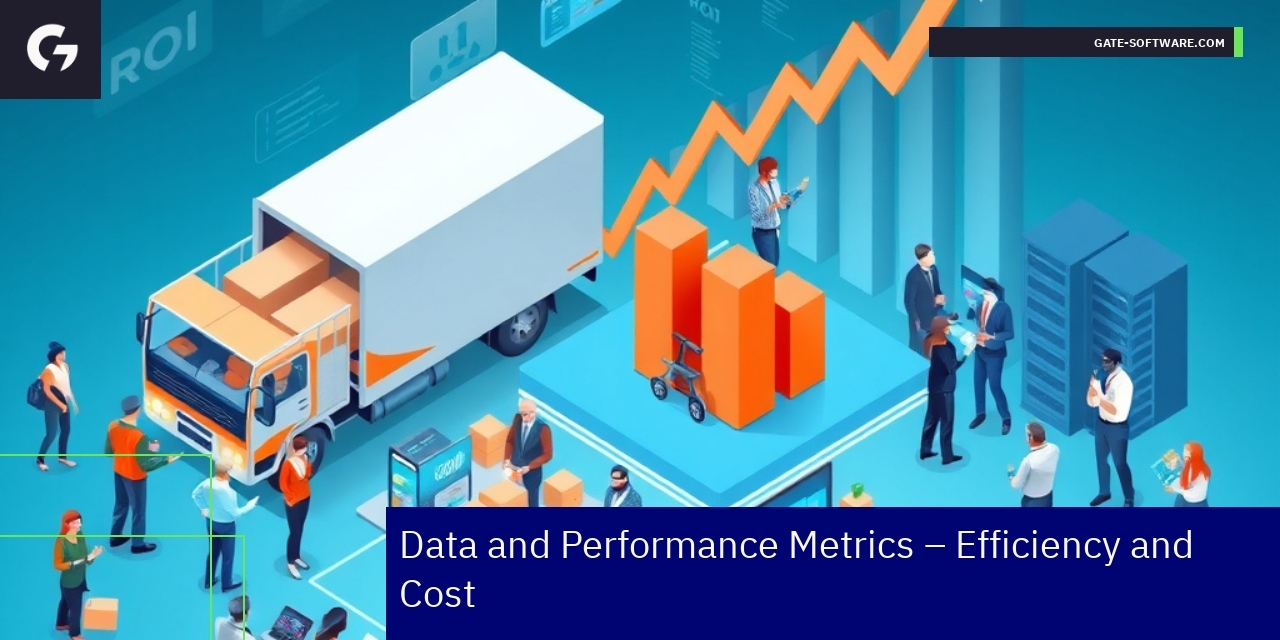 Key Performance Metrics for Magento 2 B2B Efficiency Graph showing Magento 2 B2B metrics and performance data