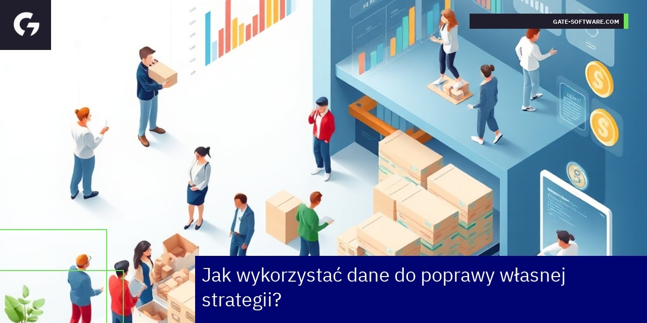 Poprawa strategii biznesowej dzięki danym Wykresy i analiza danych biznesowych na ekranie