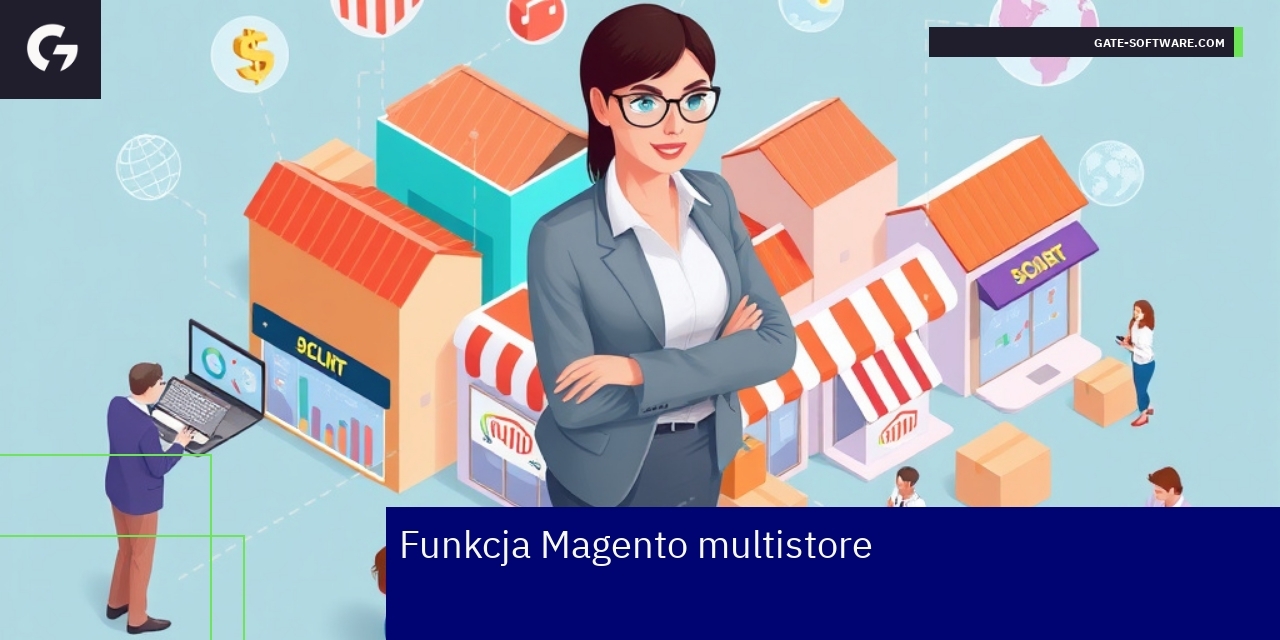 Schemat zarządzania wieloma sklepami w Magento 2