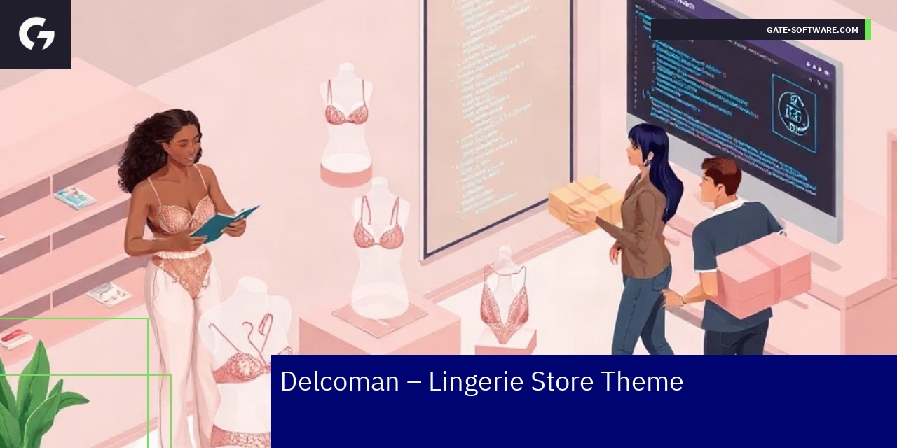 Delcoman Theme Features for Lingerie Stores Lingerie store theme with multilingual support