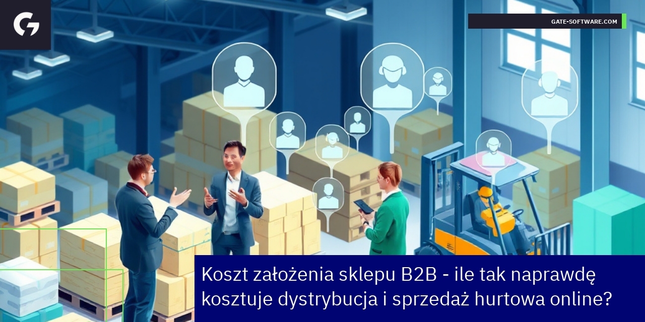 Schemat funkcji i kosztów sklepu B2B online