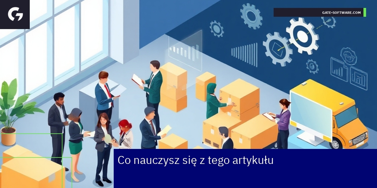 Schemat ilustrujący zalety i funkcje platformy B2B