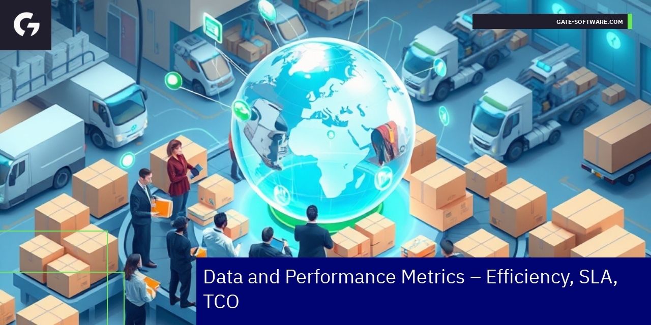 Graph showing performance metrics and efficiency statistics