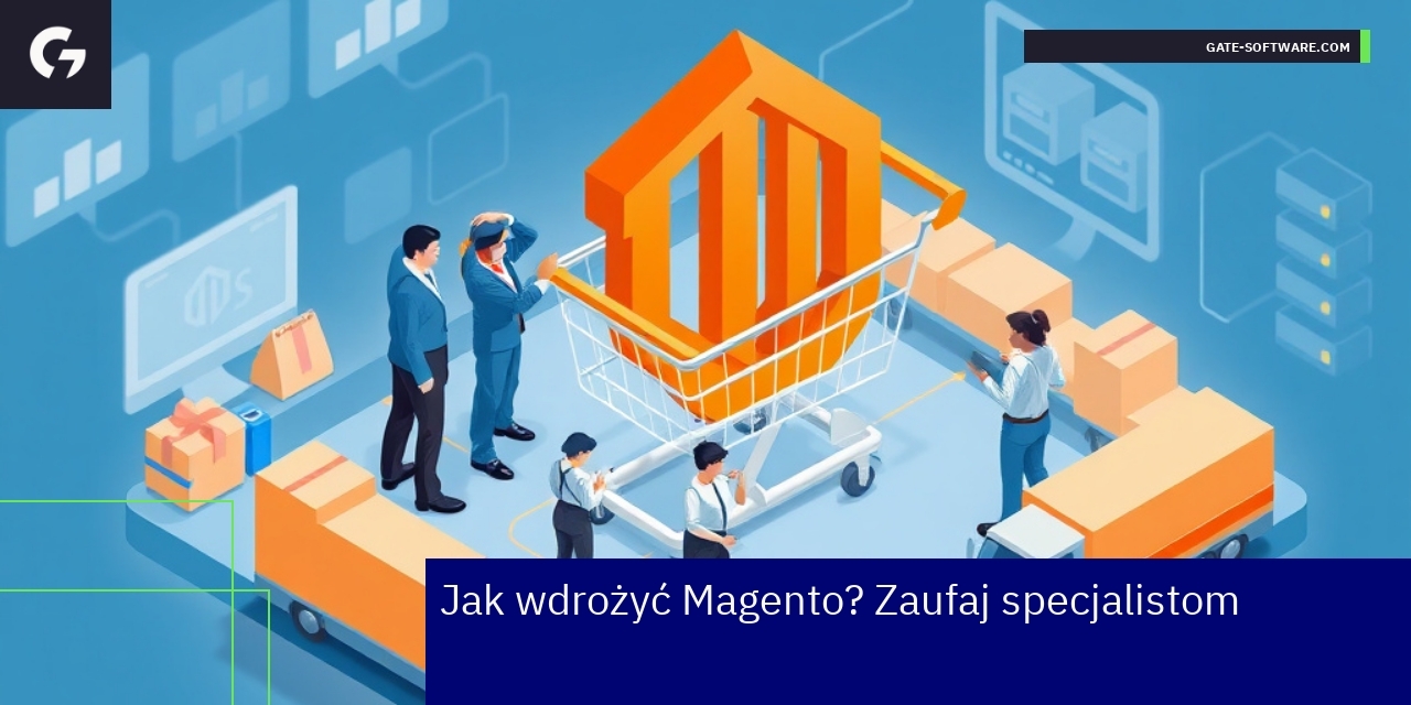 Specjaliści wdrażający sklep Magento na komputerze