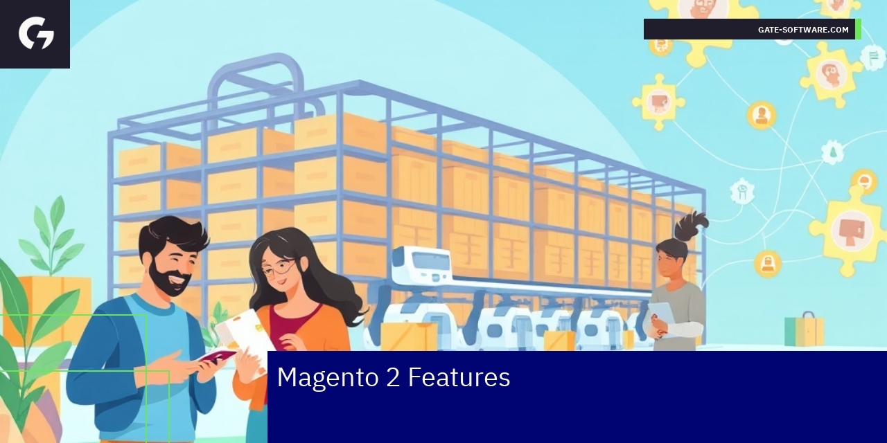Illustration of Magento 2 features and capabilities
