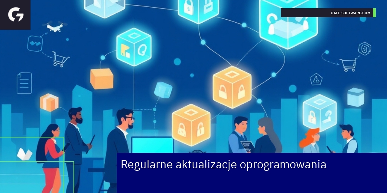 Ilustracja cyklu aktualizacji oprogramowania