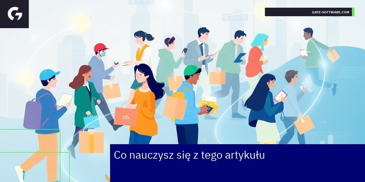 Interfejs sklepu mobilnego z menu i płatnościami