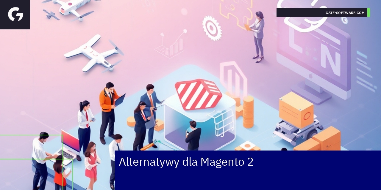 Schemat porównania platform e-commerce i trendów