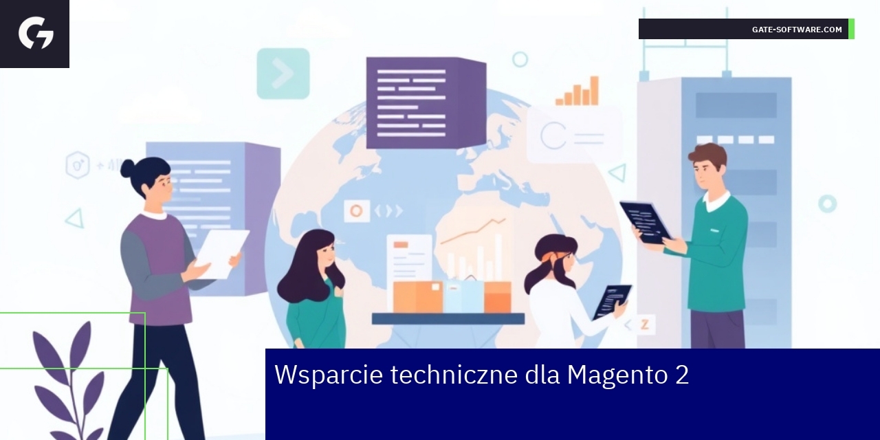 Wsparcie techniczne i marketingowe dla Magento 2 Zespół wspierający Magento 2 na komputerach