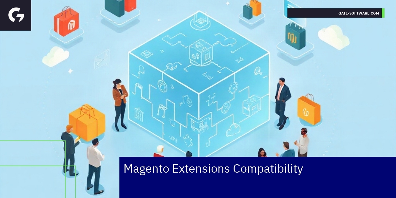 Diagram showing Magento and Hyvä integration concepts