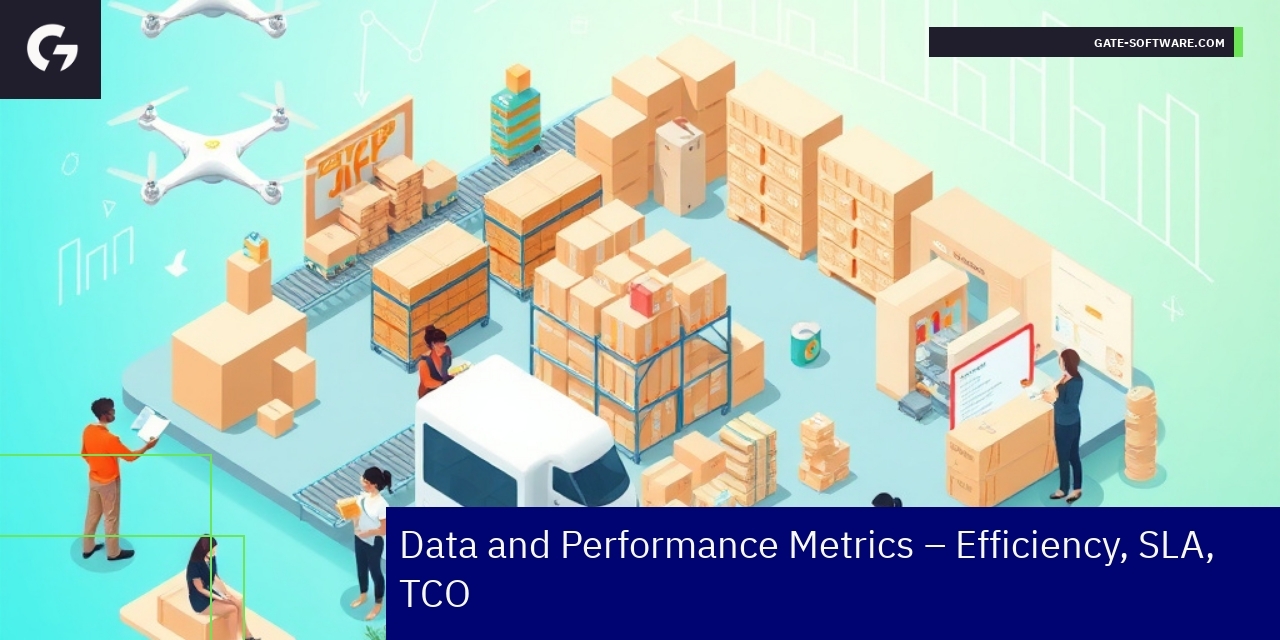 Key Performance Metrics in UiR Projects Graphs showing project efficiency and SLA metrics