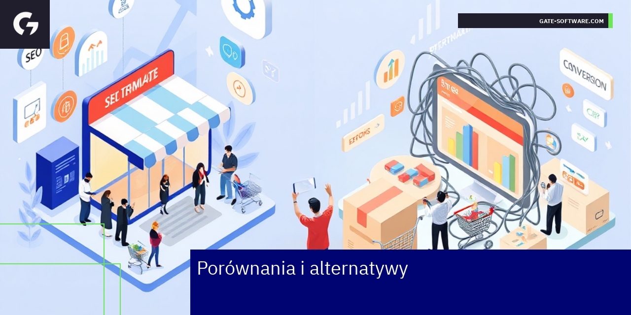 Grafika przedstawiająca zalety i zagrożenia szablonów Hyva