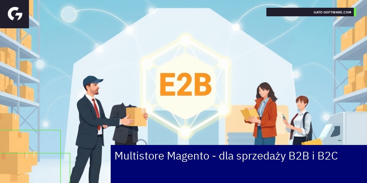 Schemat integracji i funkcji multistore Magento