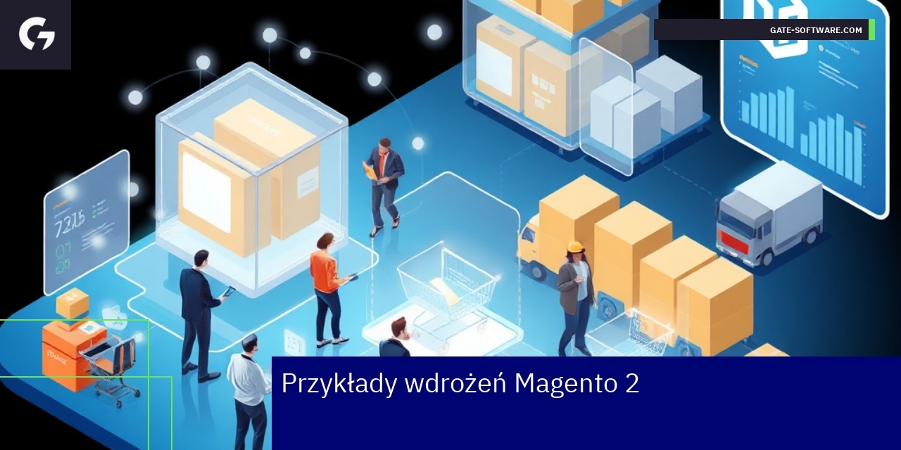 Wdrożenia Magento 2 w e-commerce B2B schemat platformy Magento z przewagą B2B