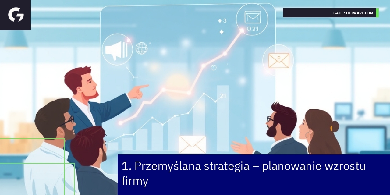 Schemat strategii wzrostu i metod pozyskiwania klientów