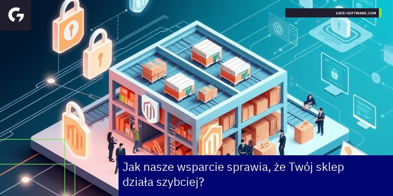 Ekspert monitorujący sklep online na komputerze