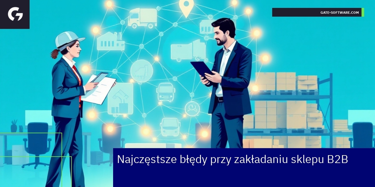 Ilustracja problemów przy zakładaniu sklepu B2B