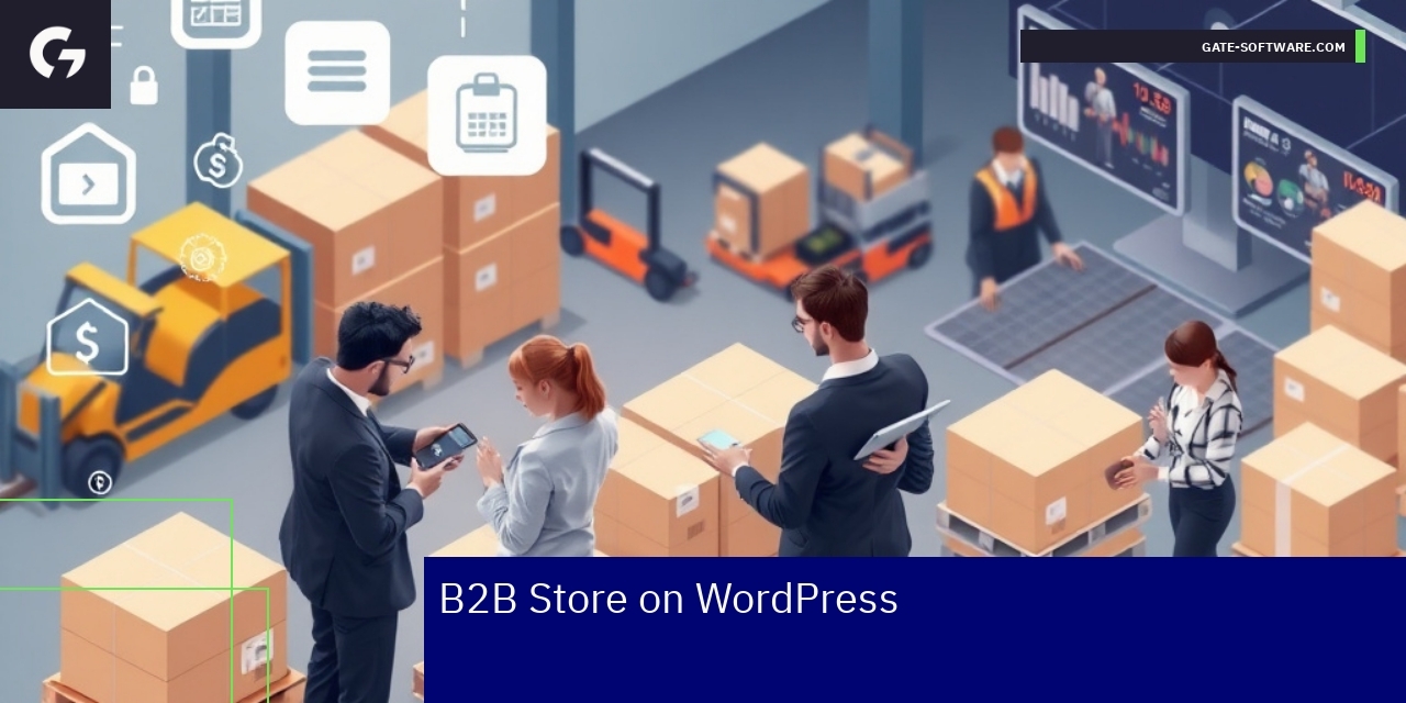 B2B Store Solutions and Plugins for WordPress WordPress dashboard showing B2B store plugins and settings