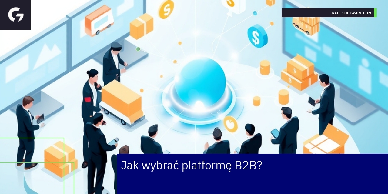 Wybór platformy B2B dla efektywnej sprzedaży Osoba analizująca platformę B2B na laptopie