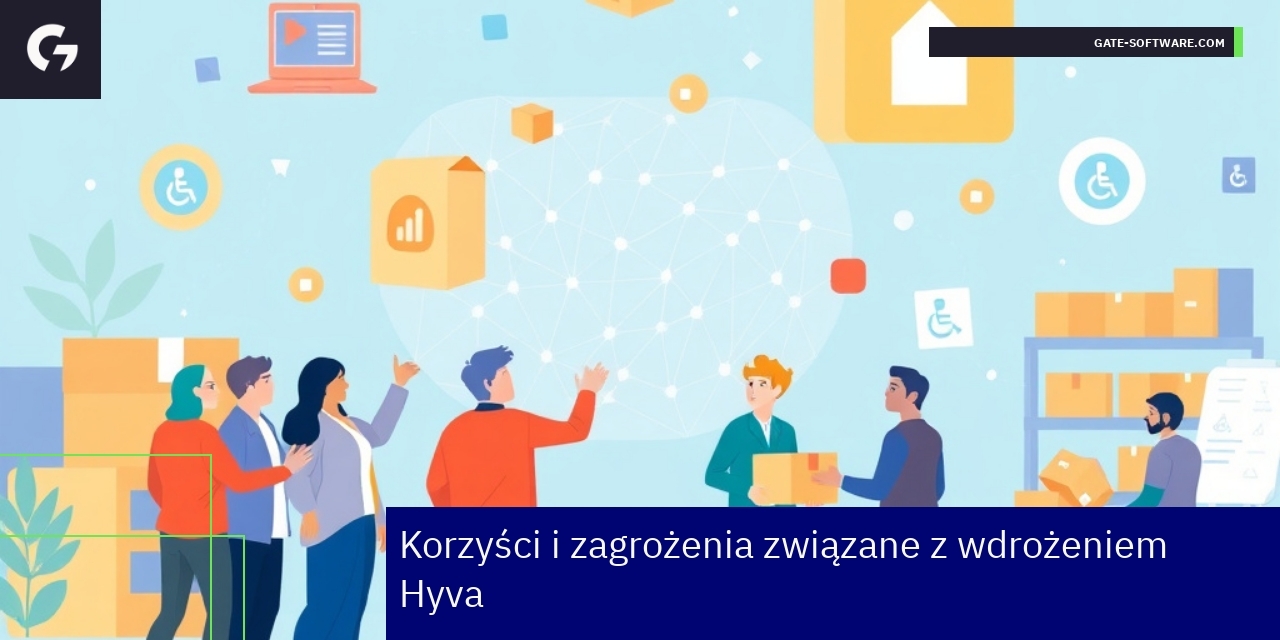 Schemat korzyści i zagrożeń wdrożenia Hyva