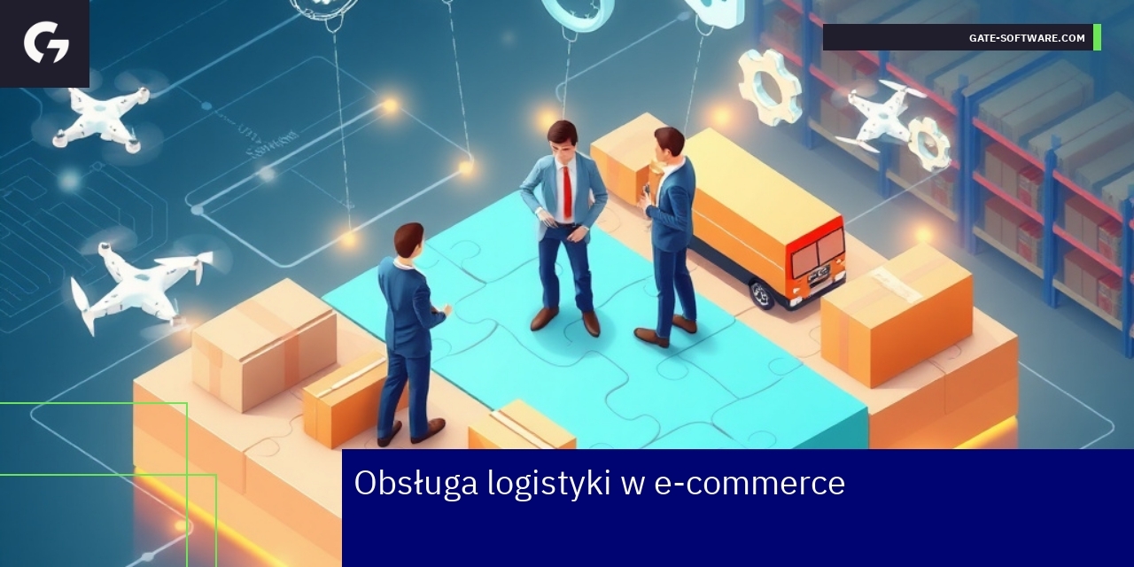 Schemat zarządzania logistyką w systemie e-commerce