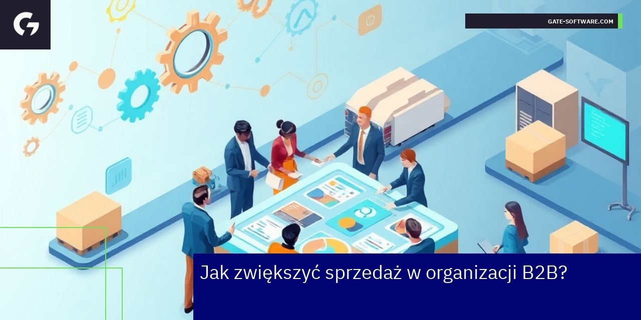 Schemat wzrostu sprzedaży B2B i zarządzania