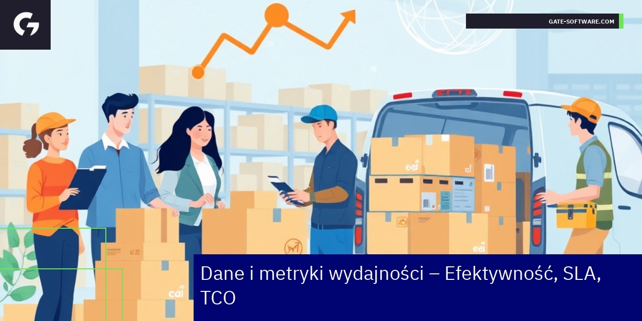 Wykresy i dane pokazujące efektywność projektów