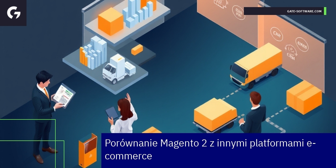 Schemat porównania platform e-commerce B2B Magento 2