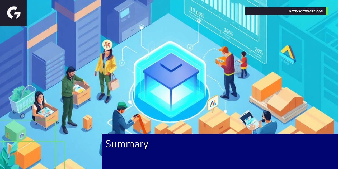 Abstract digital commerce network and growth concept