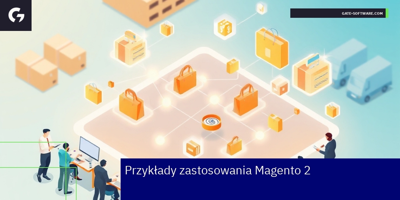 Schemat zastosowań Magento 2 w różnych branżach