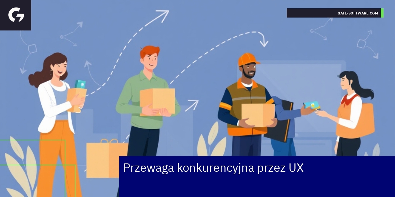 Schemat UX wpływający na konkurencyjność firmy