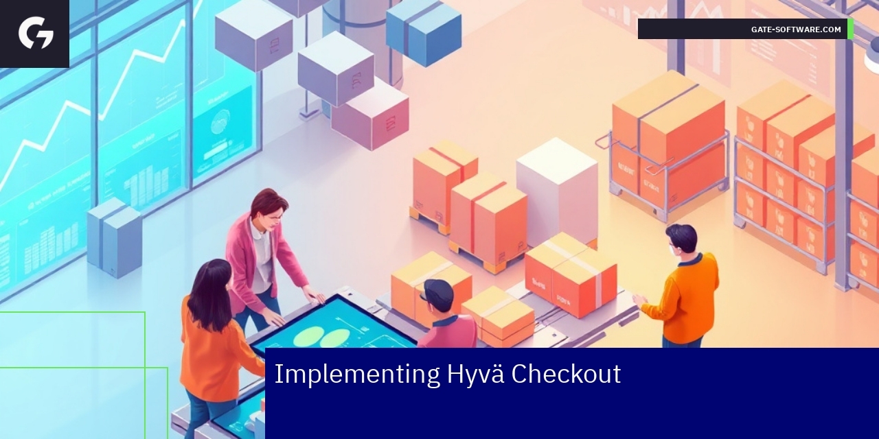 Hyvä Checkout workflow and performance optimization illustration