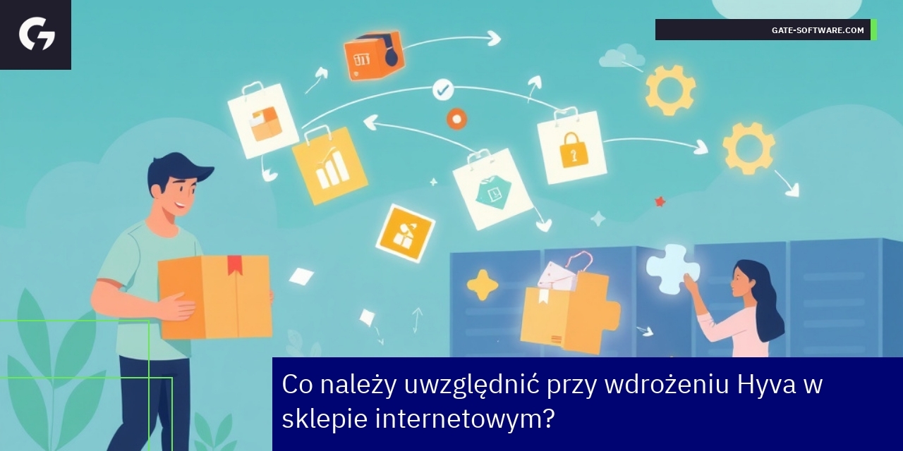 Schemat przedstawiający wdrożenie Hyva w Magento