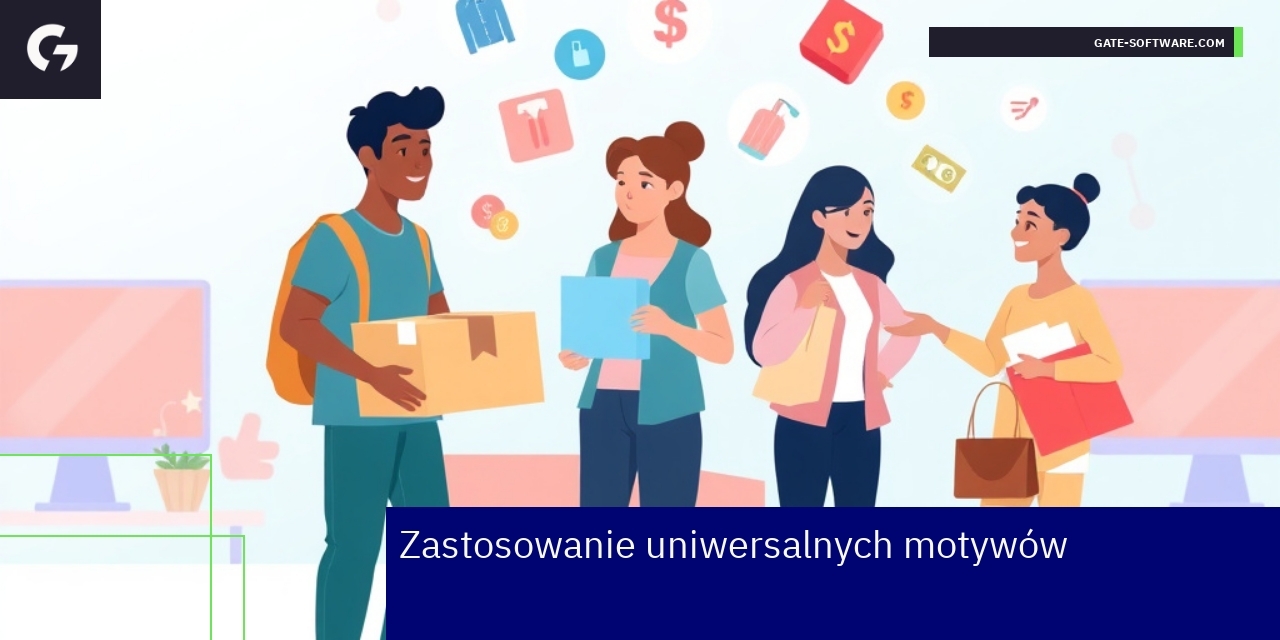 Schemat zastosowania motywów w e-commerce i produkcji