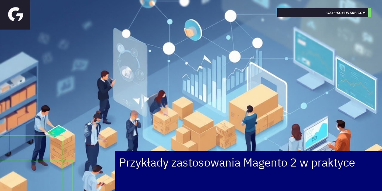 Schemat zastosowania Magento 2 w biznesie