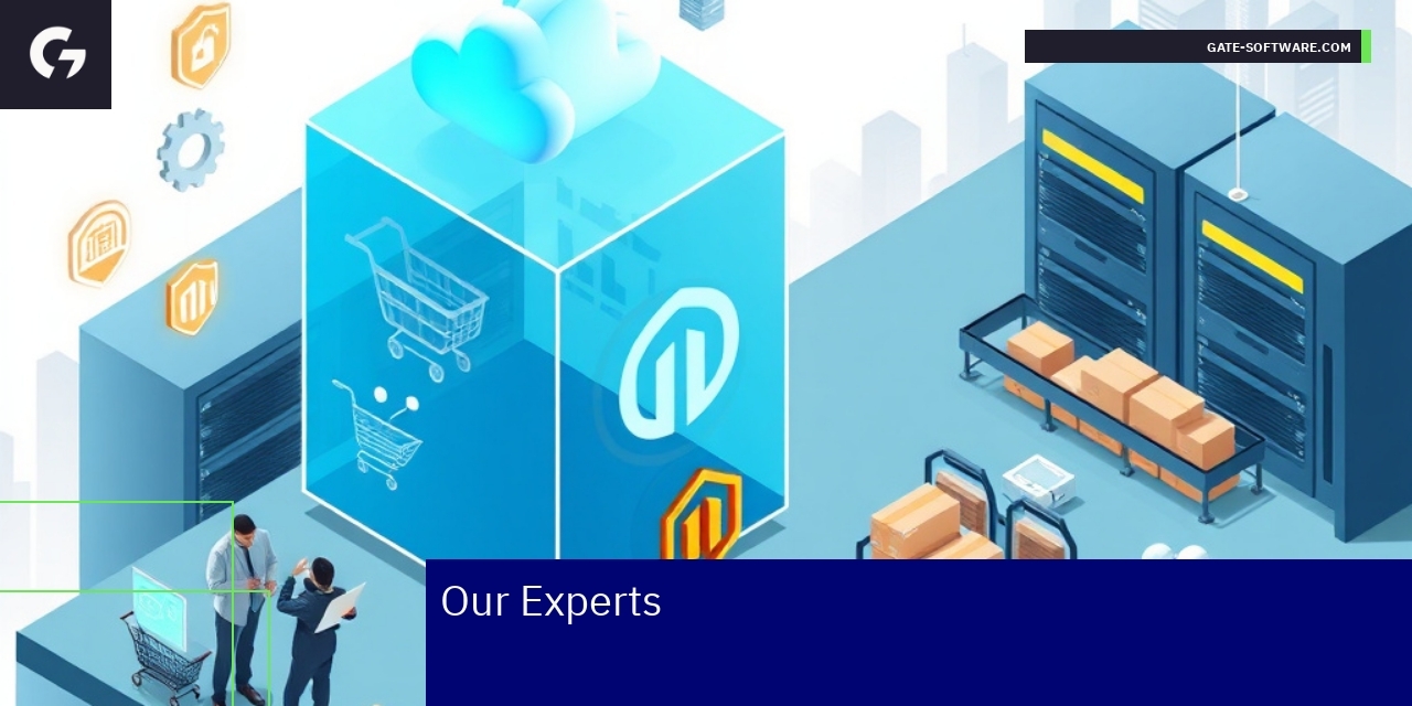 Team working on B2B Magento software solutions