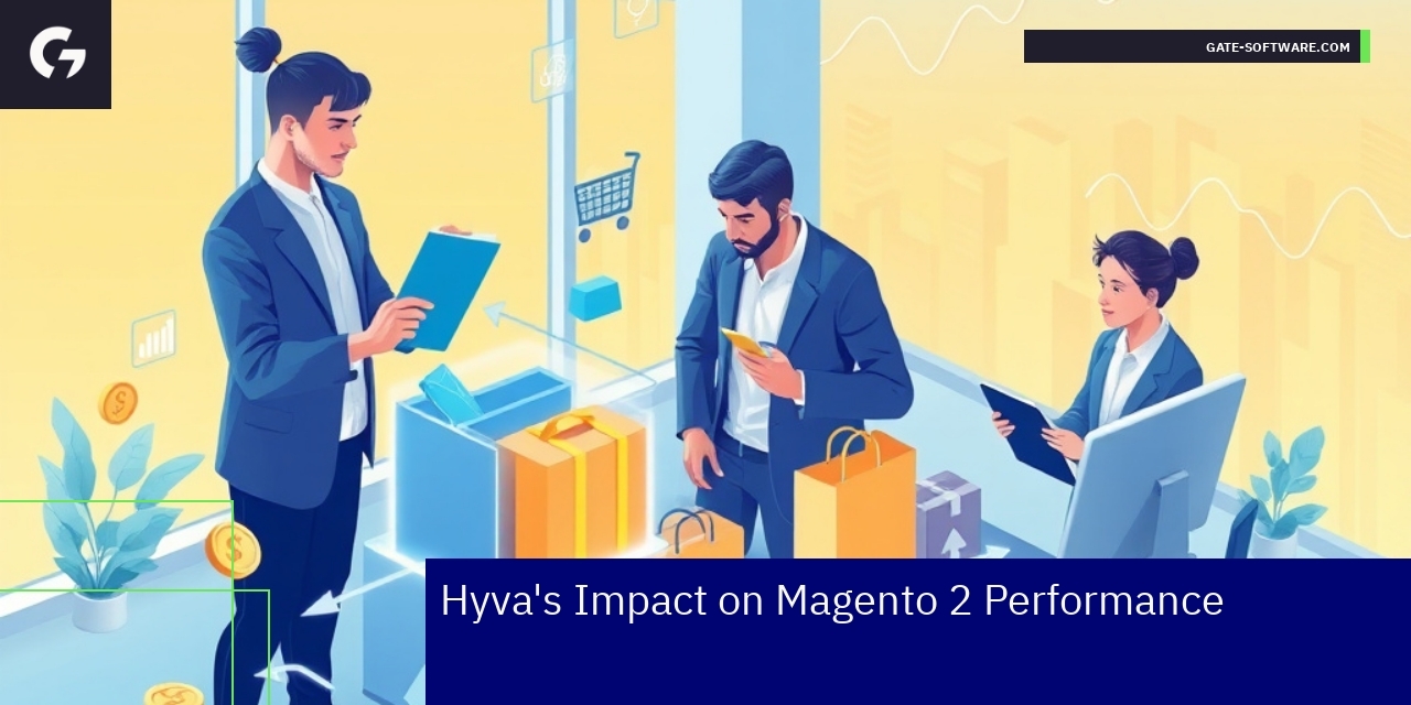 Magento 2 performance boost with Hyva theme illustration
