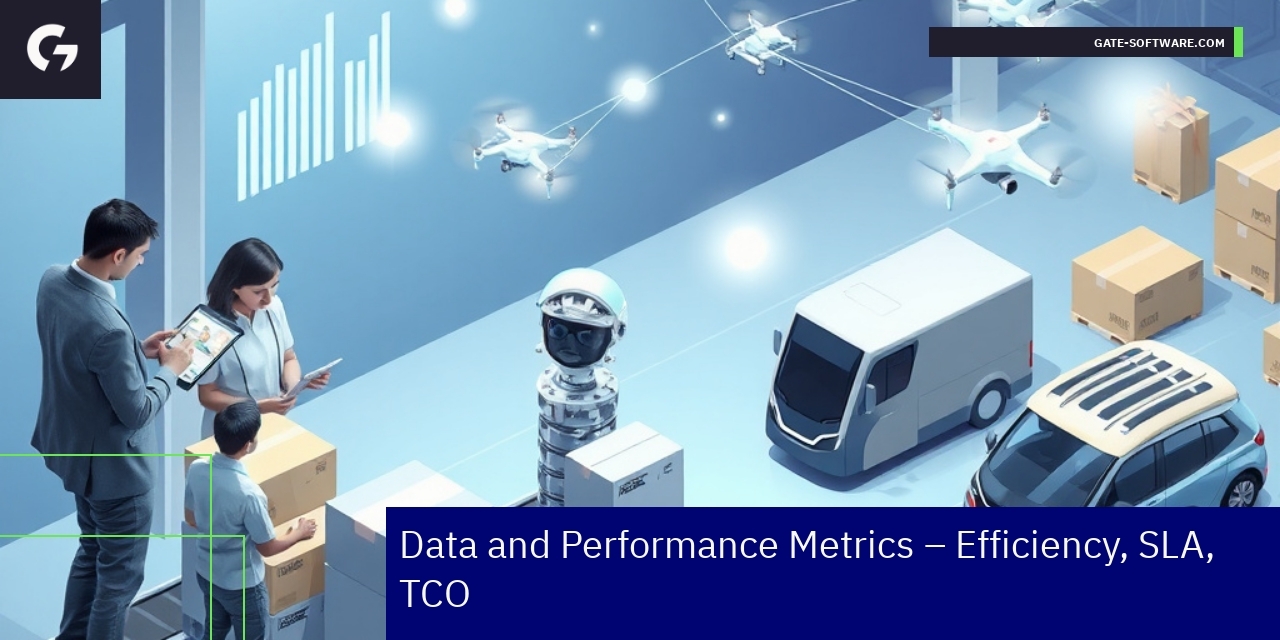 Graph showing Gate-Software UiR key efficiency statistics
