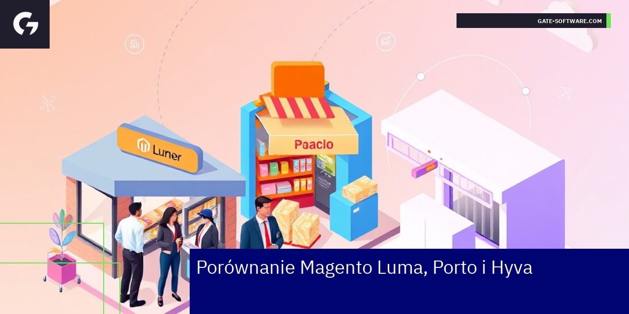 Loga Magento Luma Porto Hyva infographic
