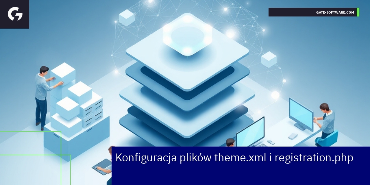 Konfiguracja i rejestracja szablonu Hyva Schemat konfiguracji plików theme i registration