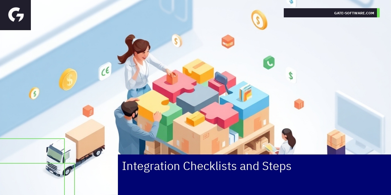 Step-by-step integration checklist diagram