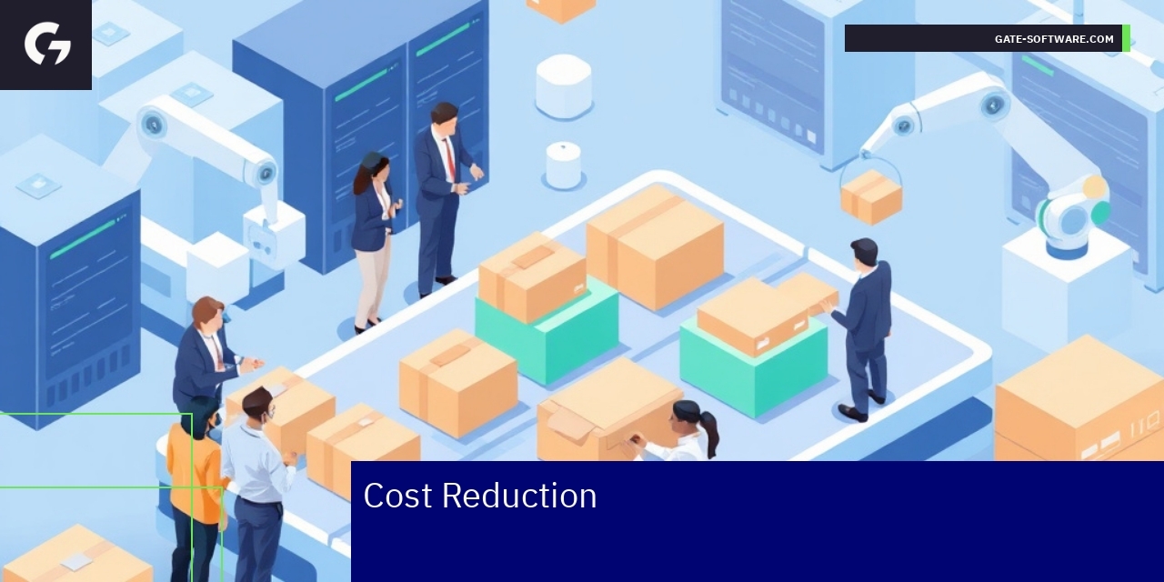 Diagram illustrating cost reduction processes with Hyva