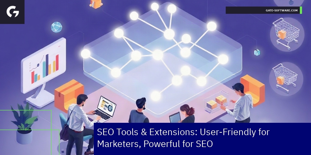 Dashboard showing SEO tools and analytics features