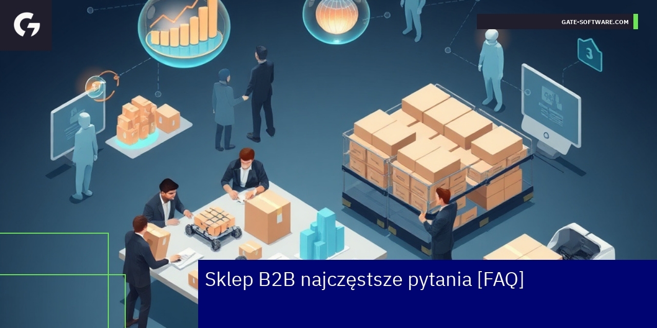Kluczowe aspekty platform ecommerce B2B Schemat elementów platformy ecommerce B2B