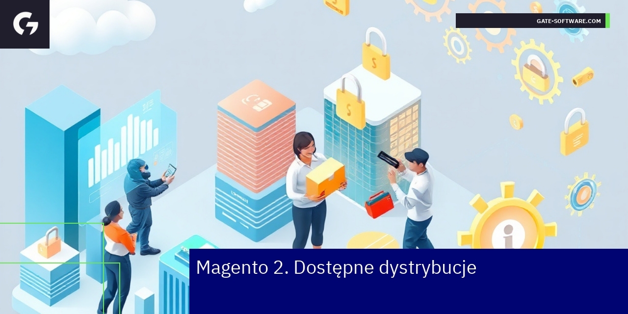 Schemat dystrybucji i technologii Magento 2