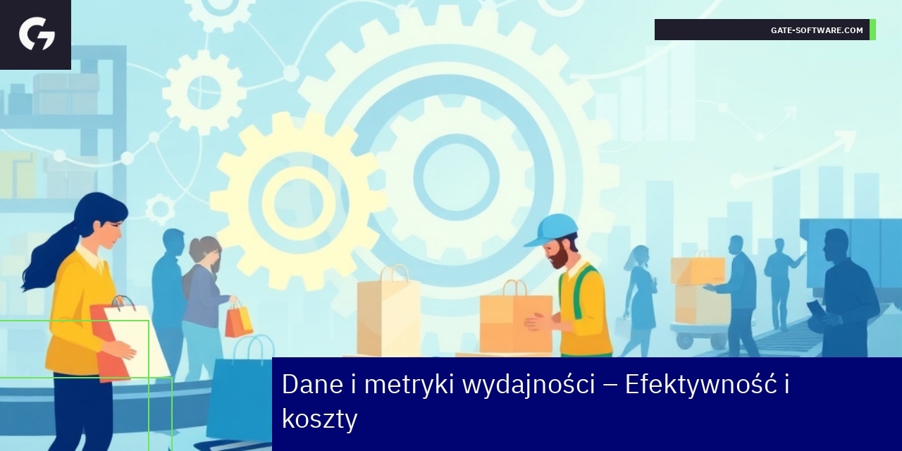 Wykresy i dane wydajności integracji systemów ERP i CRM