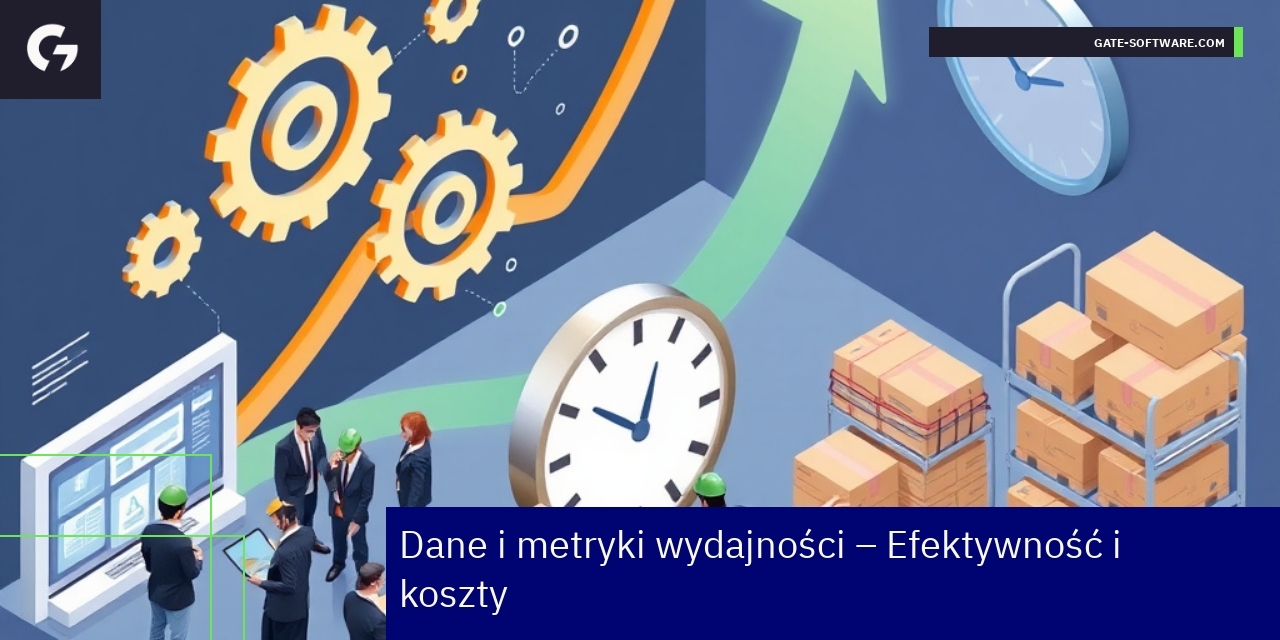 Wykresy i dane dotyczące efektywności operacyjnej B2B