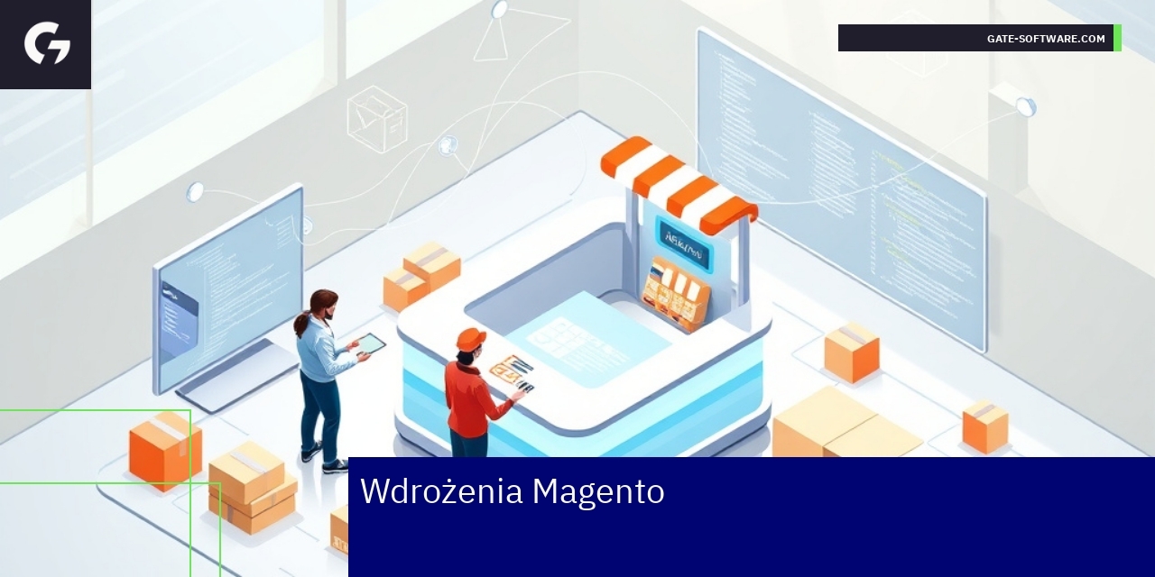 Schemat procesu wdrożenia i optymalizacji Magento