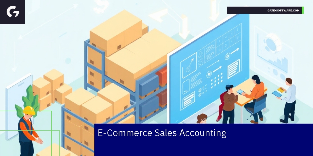 Key Cost Categories in E-Commerce Sales Accounting Chart showing marketing, customer service, logistics costs