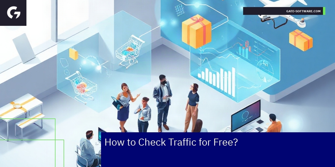 How to Check Website Traffic for Free Dashboard showing website traffic analytics data